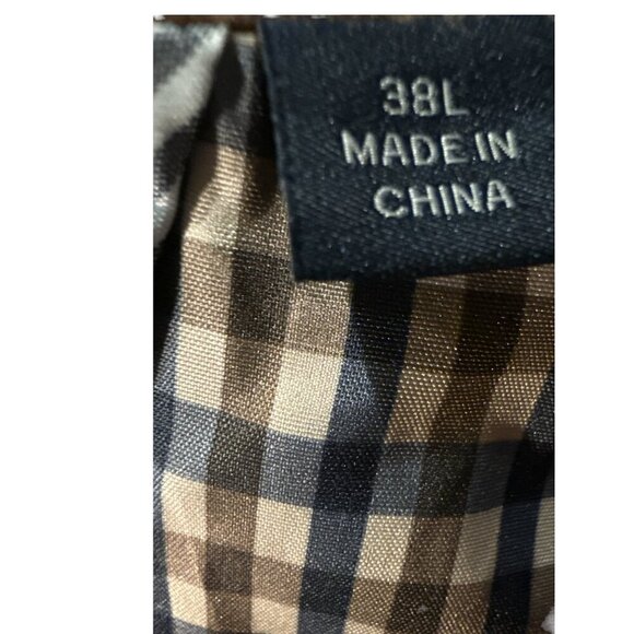 Tailorbyrd Men's Blazer Tan Button Up Poly/Rayon Size 38L Pre-Owned Good Cond - Picture 7 of 12